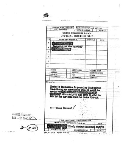 Documentos OVNI de la CIA