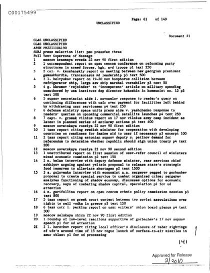 Documentos OVNI de la CIA