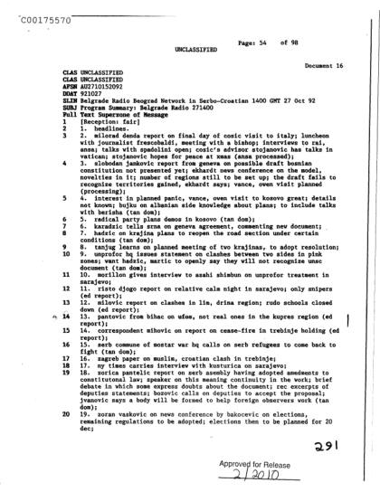 Documentos de la CIA sobre OVNI