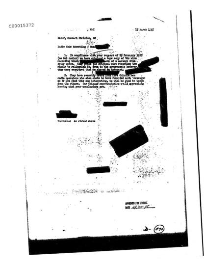 Documentos de OVNI de la CIA