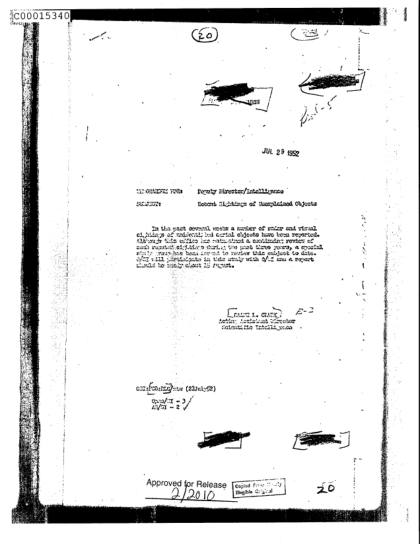 Documentos OVNI de la CIA