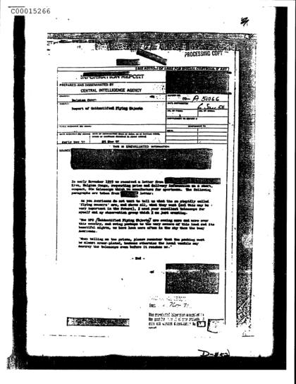 Documentos OVNI de la CIA