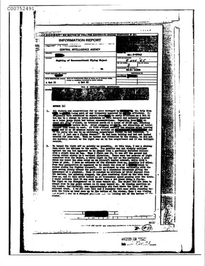 Documentos OVNI de la CIA