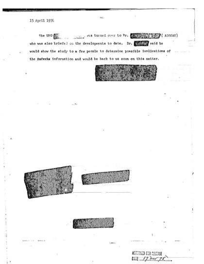 Documentos OVNI de la CIA