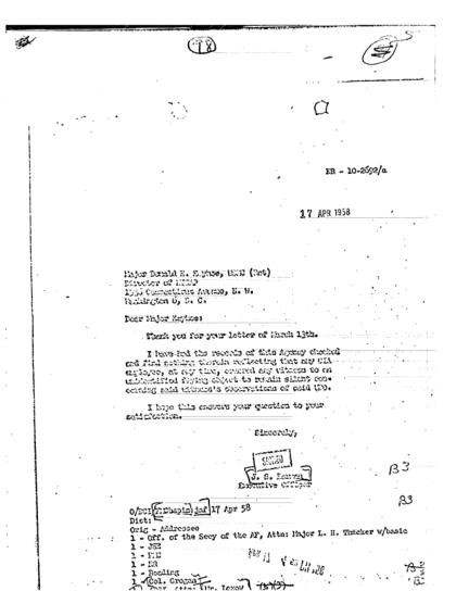 Documentos OVNI de la CIA