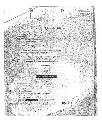 Documentos OVNI de la CIA