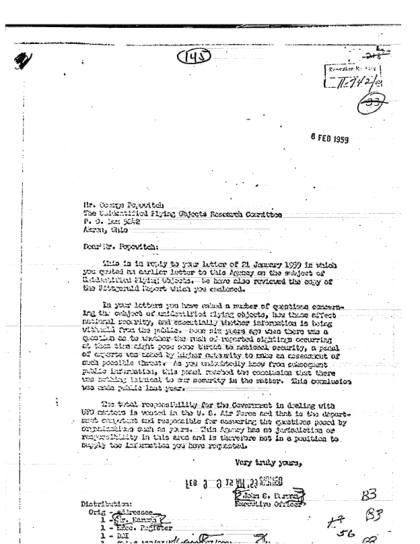 Documentos OVNI de la CIA