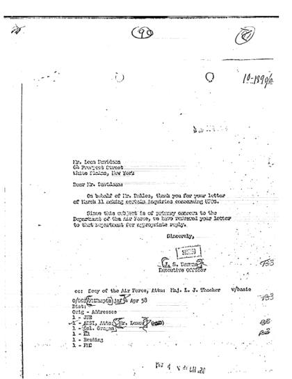 Documentos OVNI de la CIA