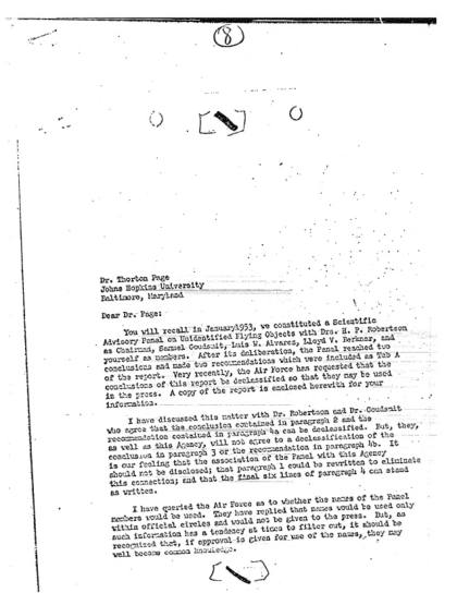 Un comité científico sobre OVNI y desclasificación