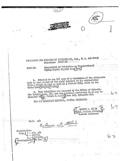 Documentos OVNI de la CIA