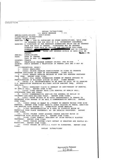 Documentos de la CIA sobre OVNI