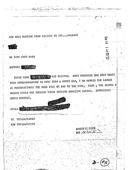 Documentos OVNI de la CIA