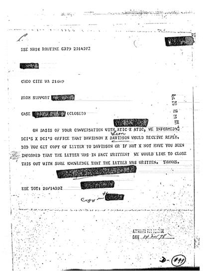 Documentos OVNI de la CIA